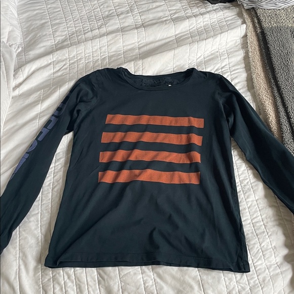 EUC FREECITY striped long sleeve rainbow tee - Picture 2 of 4